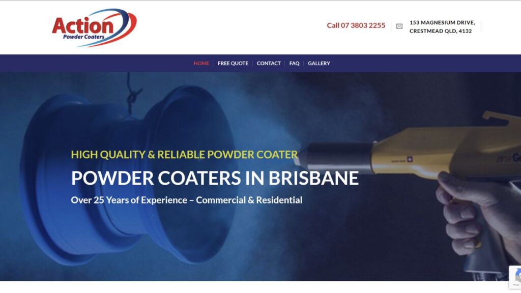 action powder coaters fast turnaround in crestmead powder coater in queensland
