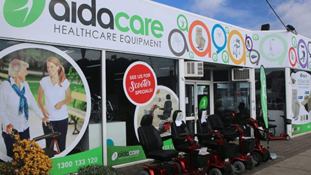 aidacare canberra fyshwick buy or hire quality scooters