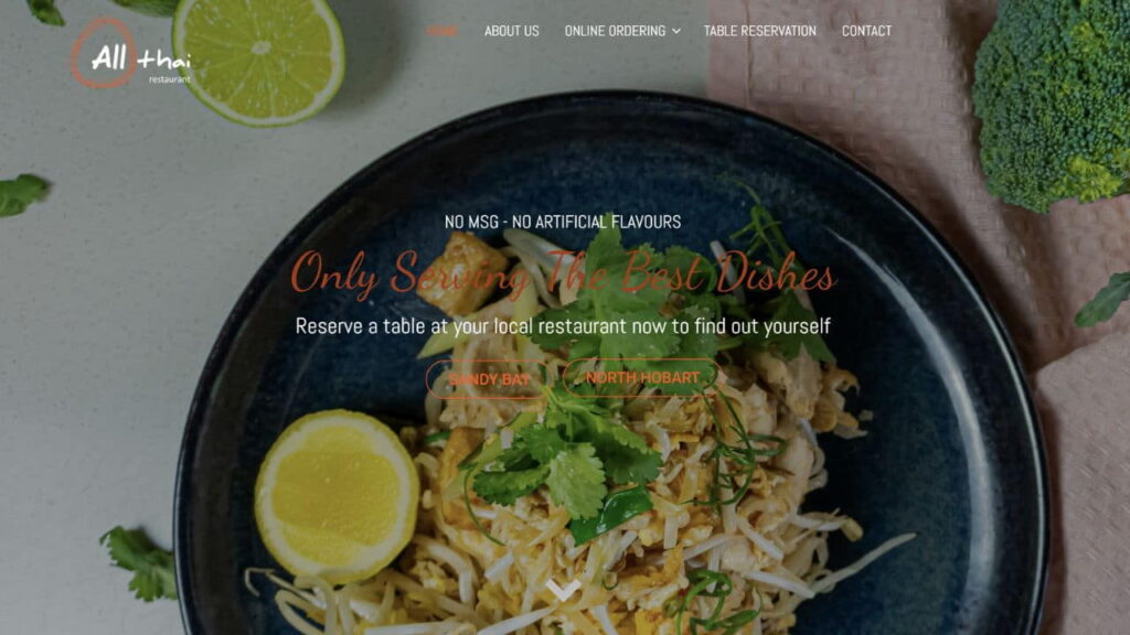 12 Best Thai Food Delivery in Tasmania 4 all thai two locations for greater coverage delivery thai in tasmania