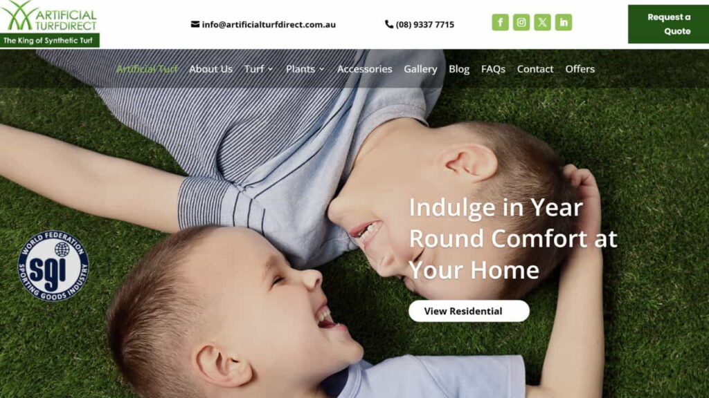 7 Best Synthetic Turf Providers in Western Australia 7 artificial turf direct affordable diy friendly turf with australia wide delivery synthetic turf in western australia
