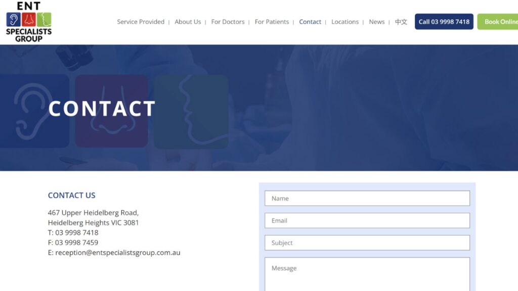 7 Best ENT Doctors & Clinics in Victoria 8 ent specialists group dr tim baker ent doctor in victoria