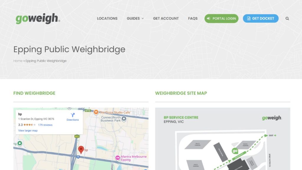 epping bp service station 24 hours per 7 days multi deck precision weigh bridges in victoria