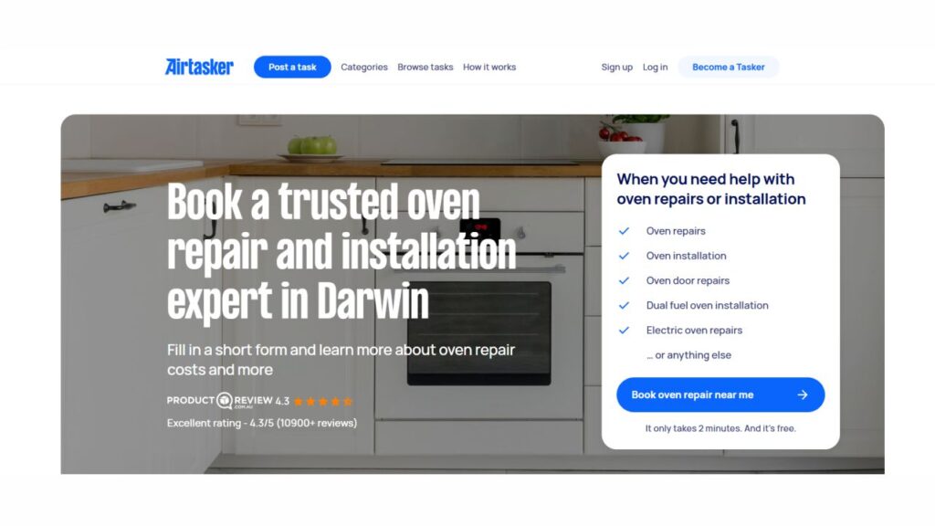 6 Best Gas Oven Repairs in Northern Territory 7 gas oven repairs in northern territory, airtasker-listed oven repairers – flexible & rated taskers