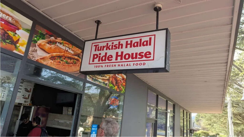 indian restaurant halal in act, turkish halal pide house, turkish halal option in yarralumla