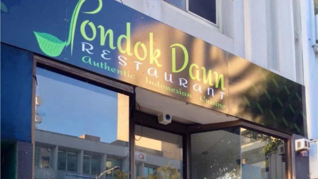 indian restaurant halal in south australia, pondok daun, homestyle indonesian meals