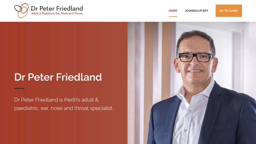 prof peter friedland decades of ent experience