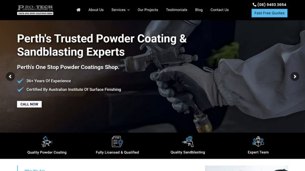 protech powder coaters veteran wa specialist with rapid turnaround