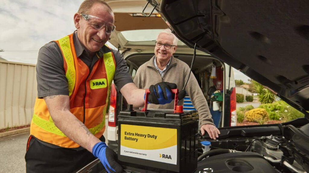 raa battery service member only mobile backup across sa