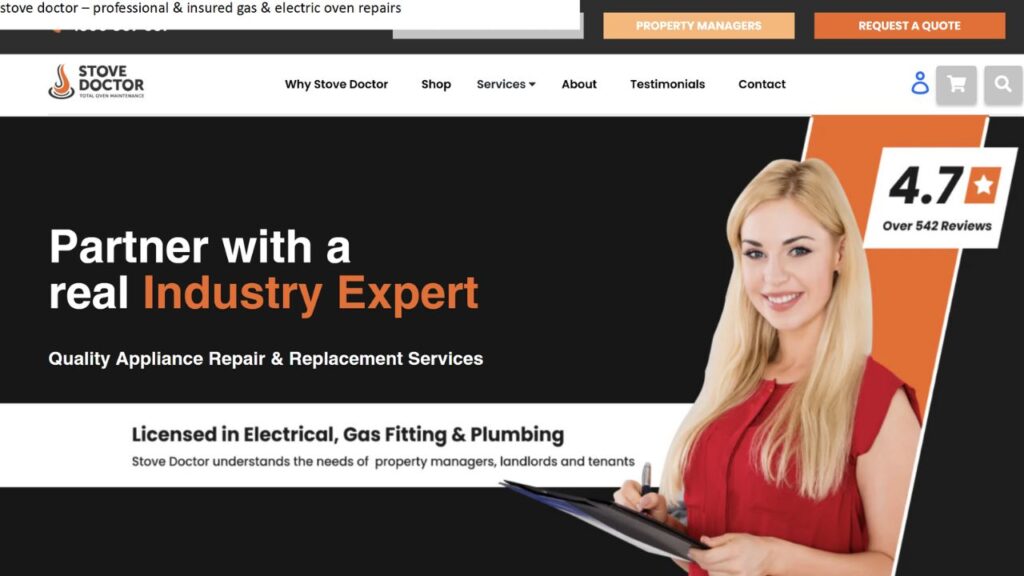 7 Best Gas Oven Repairs in New South Wales 6 stove doctor professional & insured gas & electric oven repairs