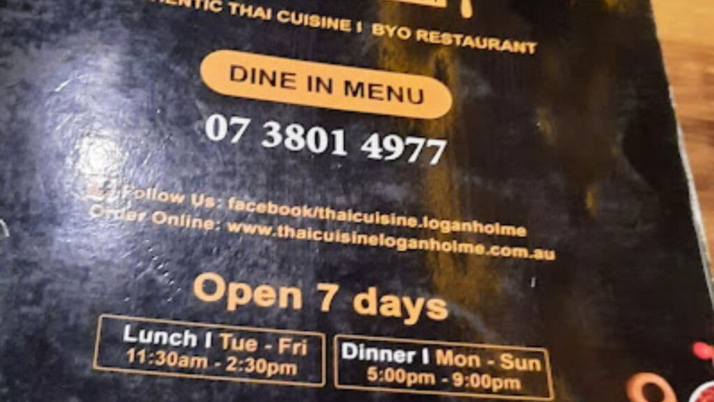 12 Best Thai Delivery Spots in Queensland 7 thai cuisine loganholme delivery hotspot delivery thai in queensland