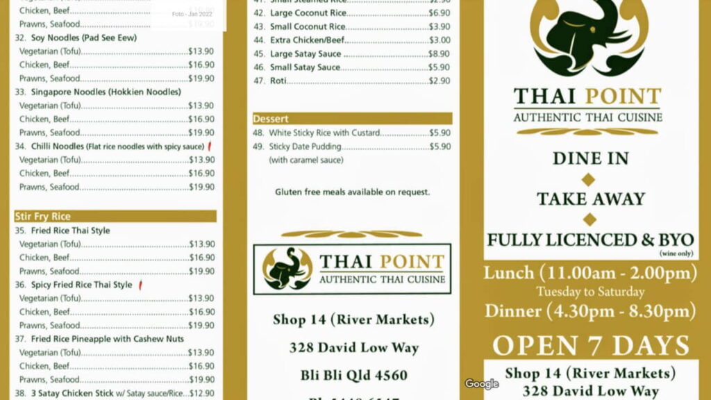 12 Best Thai Delivery Spots in Queensland 13 thai point townsville delivery with a view