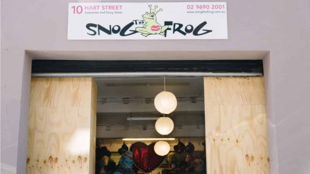 halloween costumes shops in new south wales, snog the frog, surry hills’ costume treasure chest