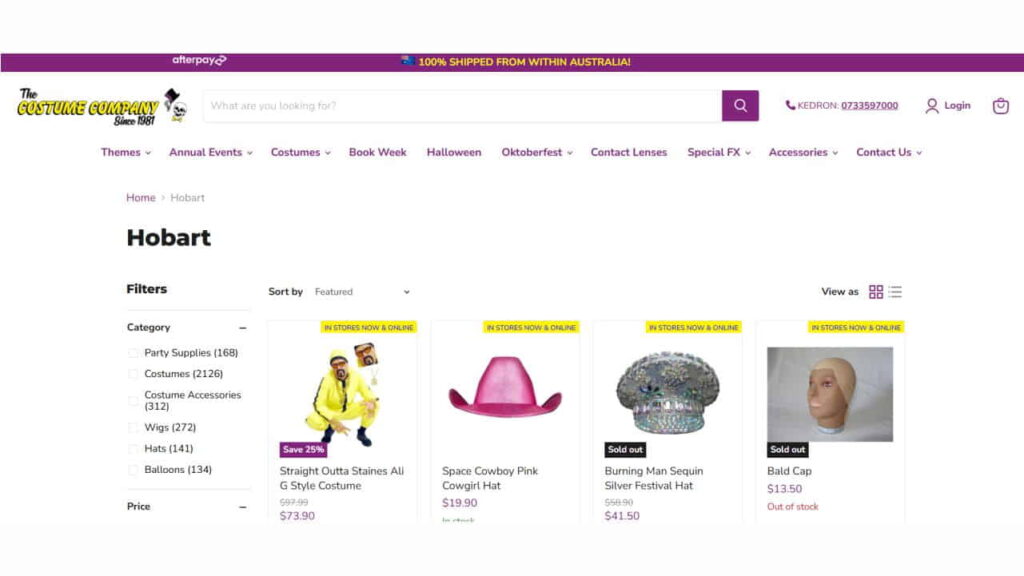 5 Best Halloween Costumes Shops in Tasmania 5 halloween costumes shops in tasmania, costume company australia, hobart-based online costume hire