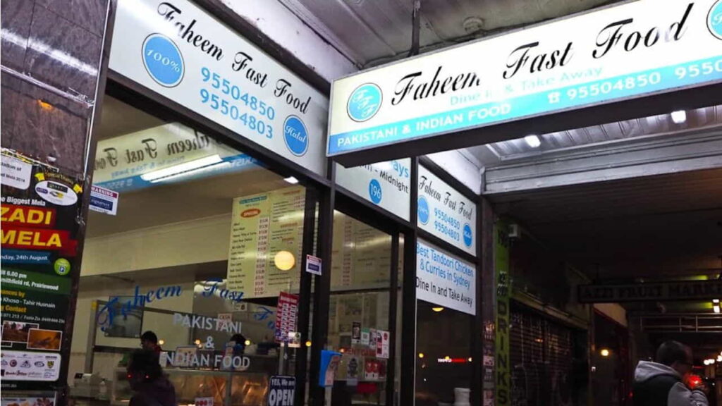 indian restaurant halal in new south wales, faheem fast food, halal indian street-style in enmore